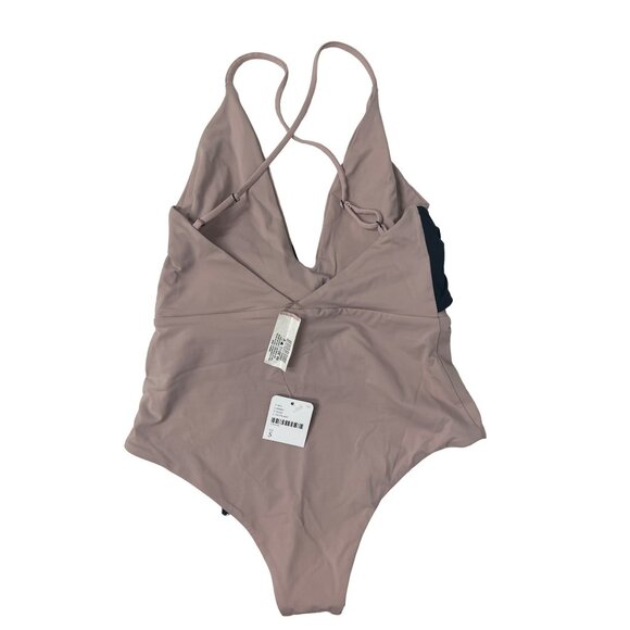 Tavik Contrast Waist Tie Swimsuit - Picture 4 of 5